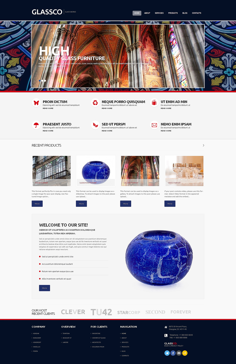 Windows & Doors Responsive WordPress Theme New Screenshots BIG