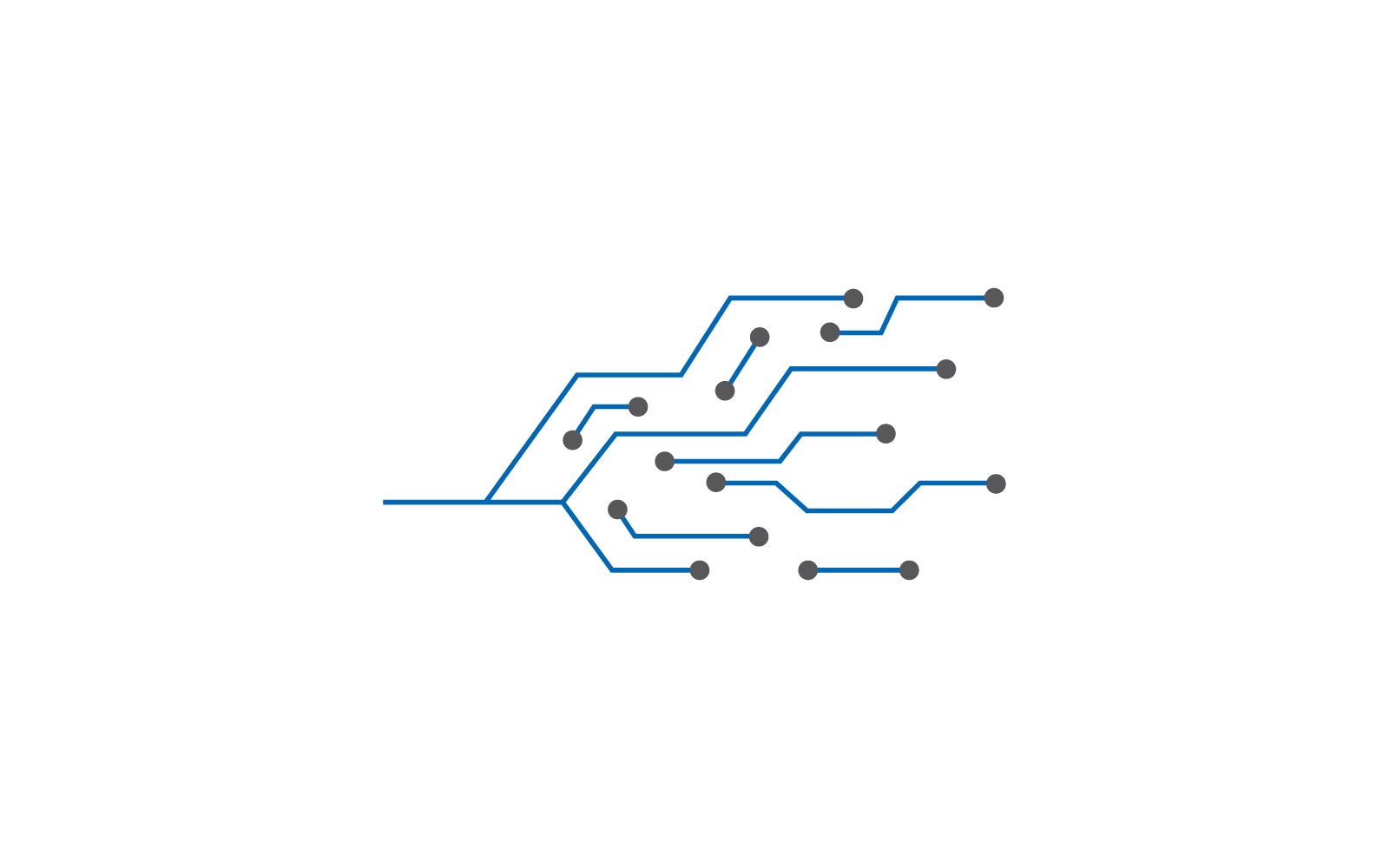 Circuit design icon logo flat design