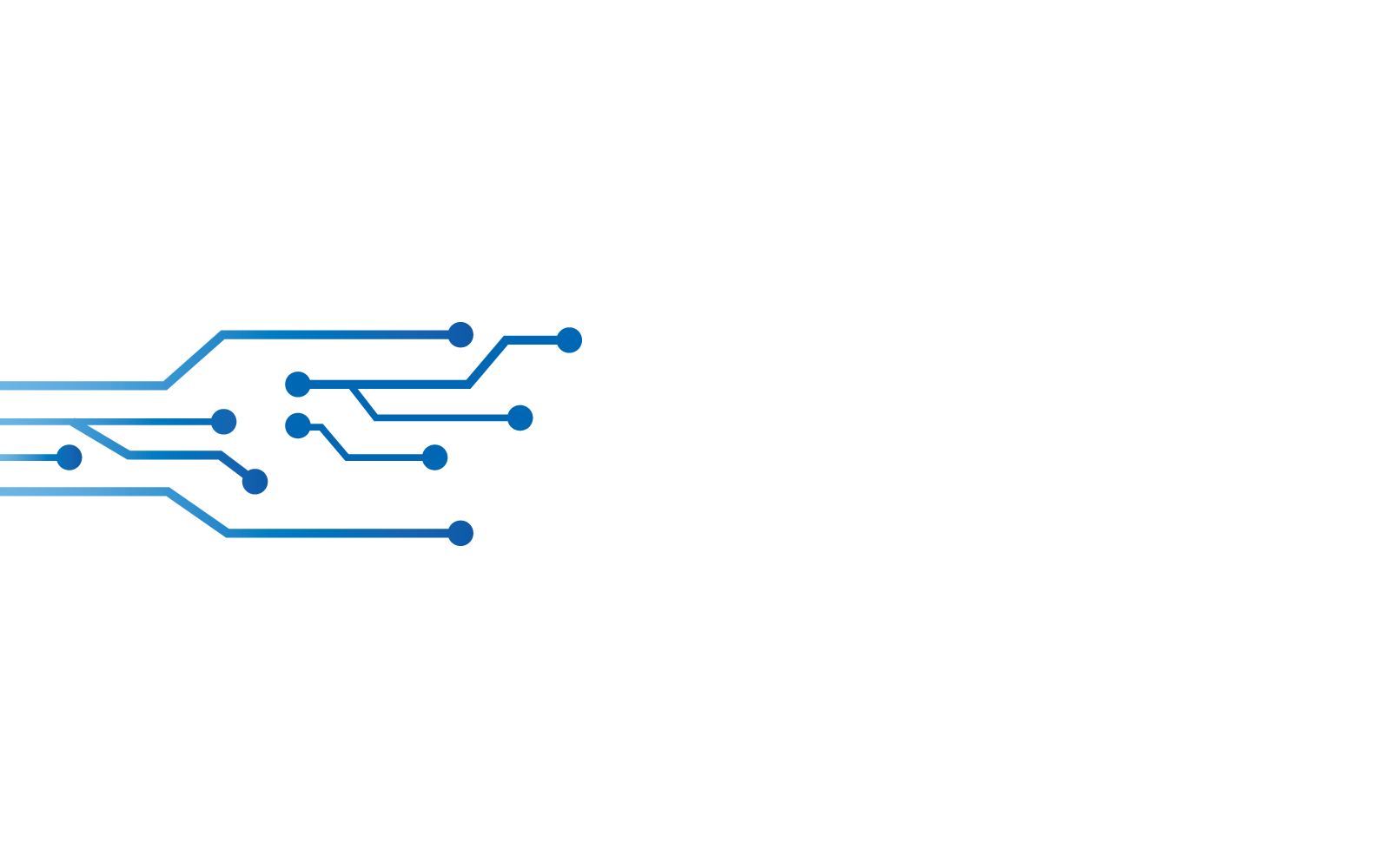 Circuit flat design icon logo template