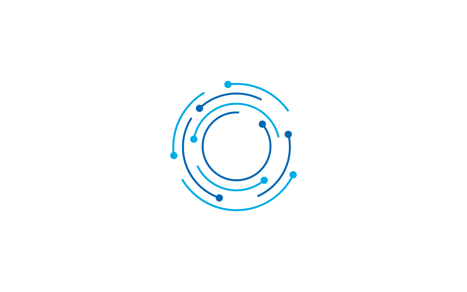 Circuit icon logo illustration template - TemplateMonster