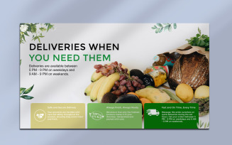 Editable Delivery Services PSD Flyer Template for Businesses