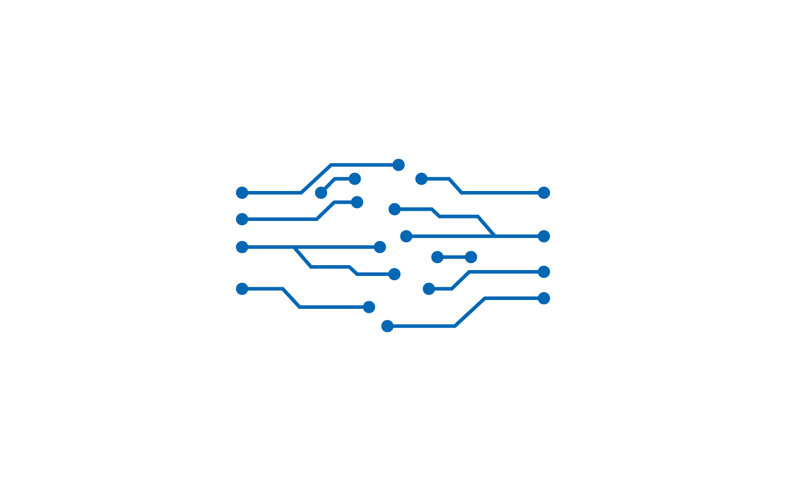 Szablon logo ikony projektu obwodu