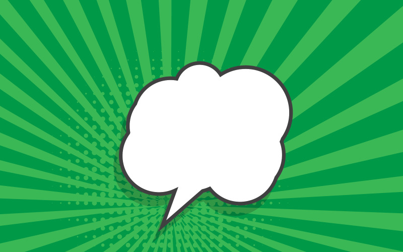 Comic Book Pop art Design Element Vector Illustration v.2