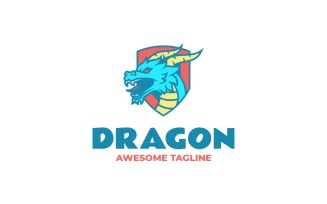 Dragon E-Sport And Sport Logo