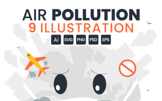 9 Air Pollution Illustration