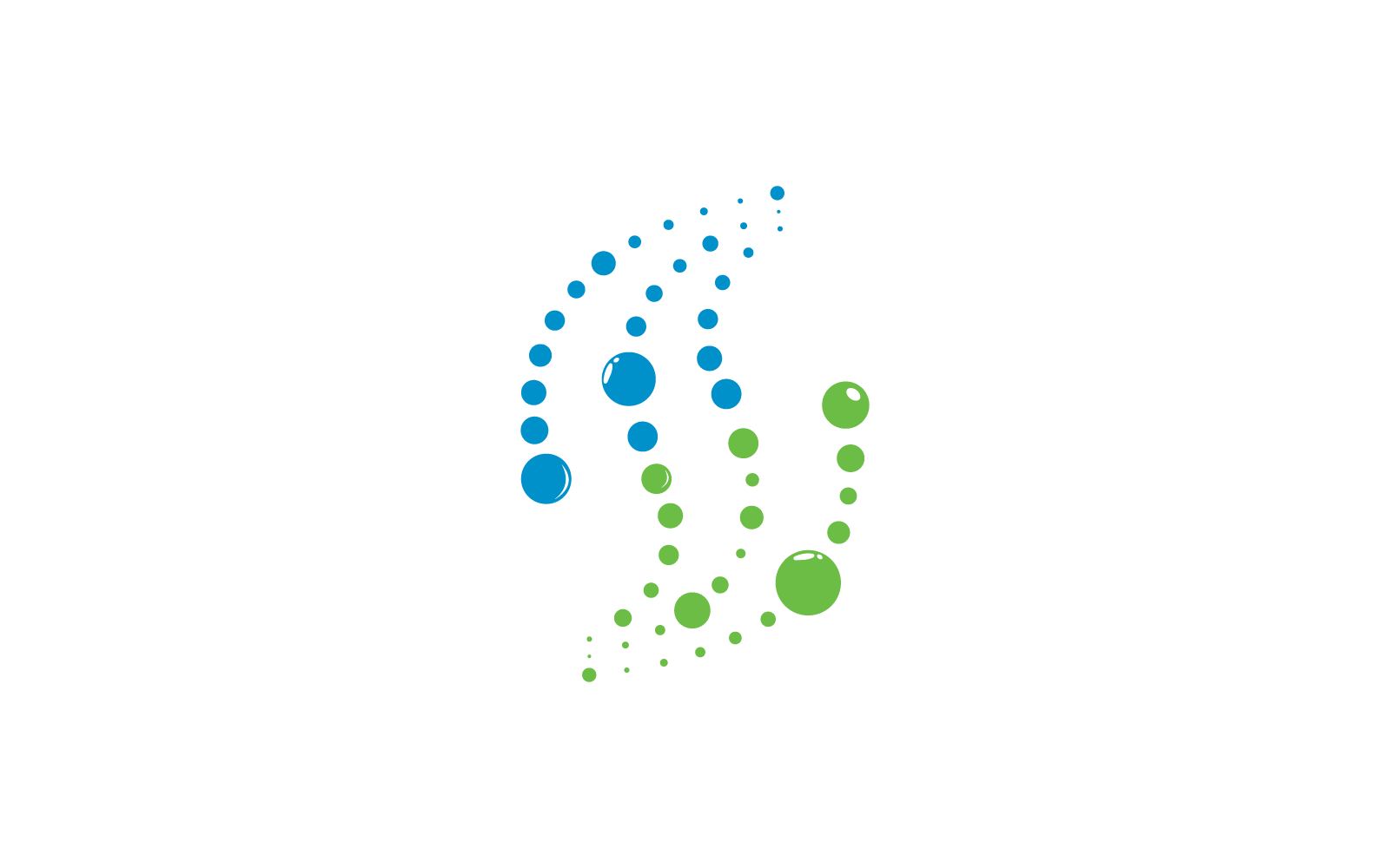 Szablon logo ikony ilustracji projektu cząsteczki