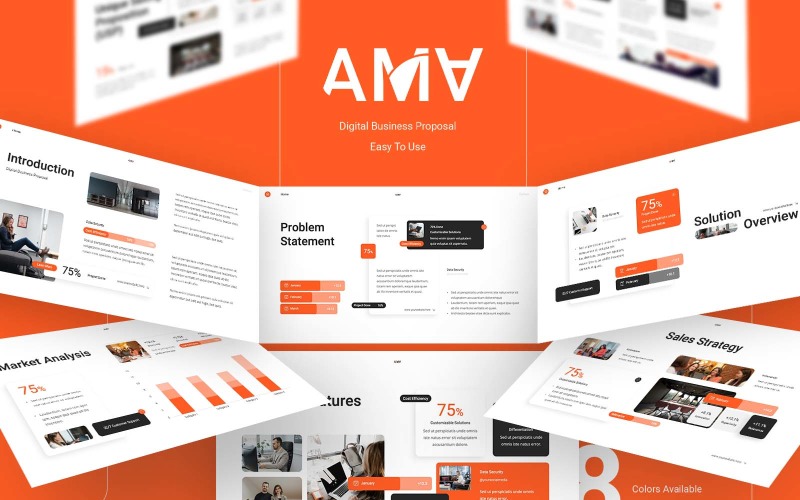 Ama - Digital Business Proposal Keynote Keynote Template