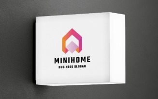 Mini Home Real Estate Logo