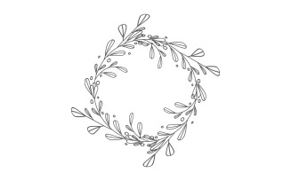 Beauty florist vector icon logo design template v.13