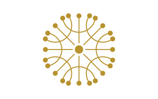 Beauty florist vector icon logo design template v.22