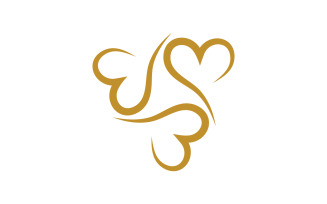 Beauty florist vector icon logo design template v.24