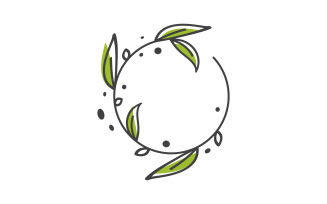 Beauty florist vector icon logo design template v.8