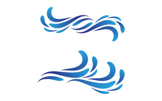 Water wave splash sea element, ocean liquid v.13
