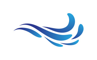 Water wave splash sea element, ocean liquid v.2