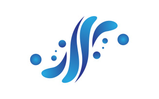 Water wave splash sea element, ocean liquid v.8