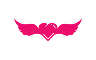 Beauty Love Vector icon illustration design Template v.19