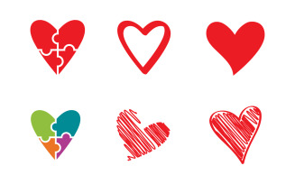 Beauty Love Vector icon illustration design Template v.5