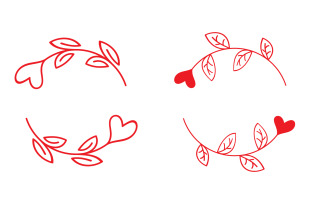 Beauty Love Vector icon illustration design Template v.8