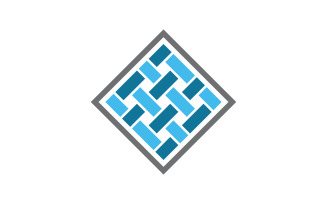 Fabric icon logo design textile Template vector illustration v.3