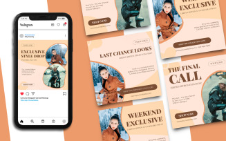 Fashion Sale Instagram Post Template 052