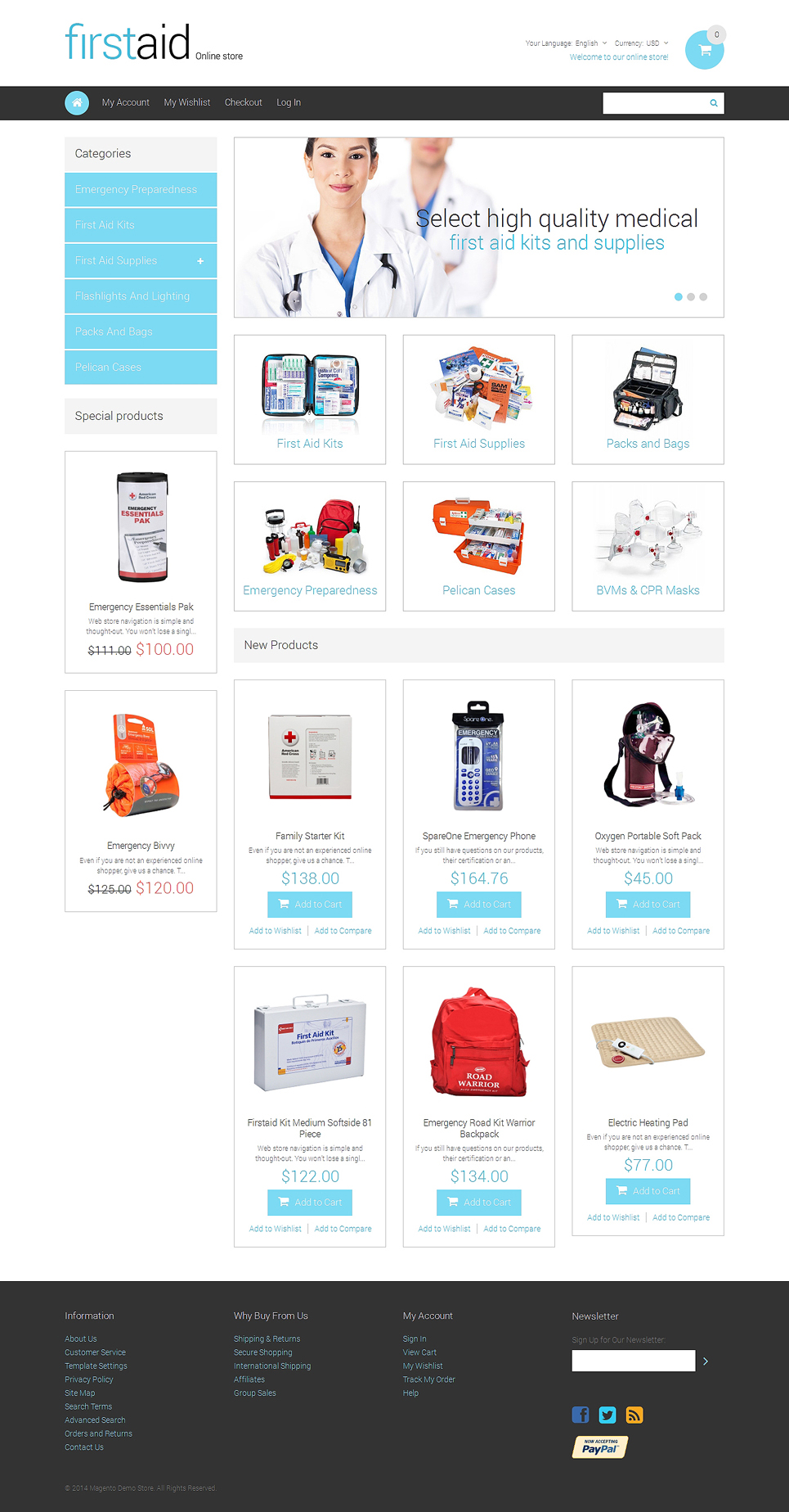 Drug Store Responsive Magento Theme New Screenshots BIG