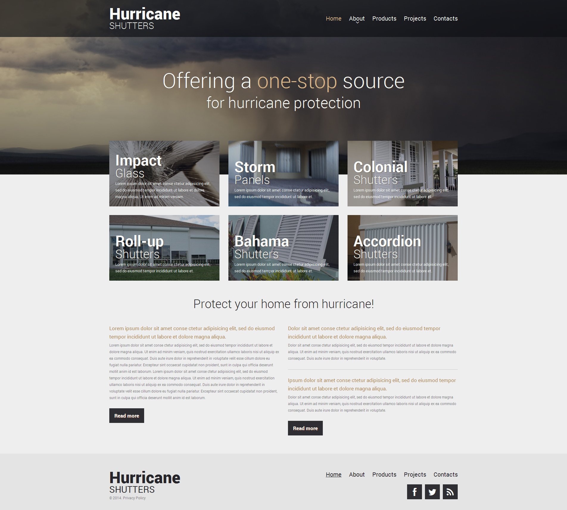 Home Remodeling Responsive Website Template #48810