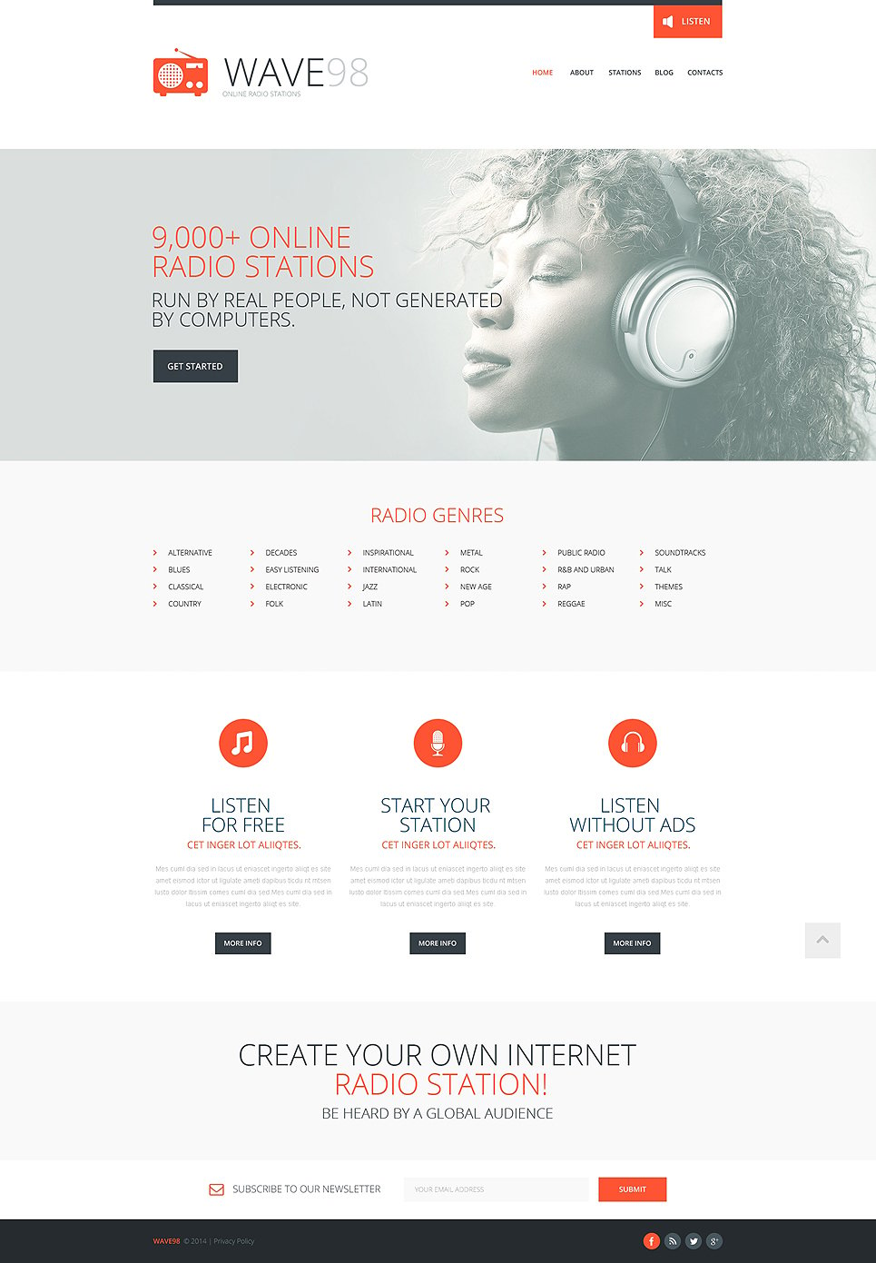 Media Responsive Website Template New Screenshots BIG