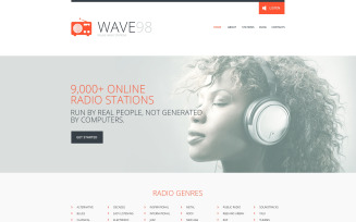 Media Responsive Website Template