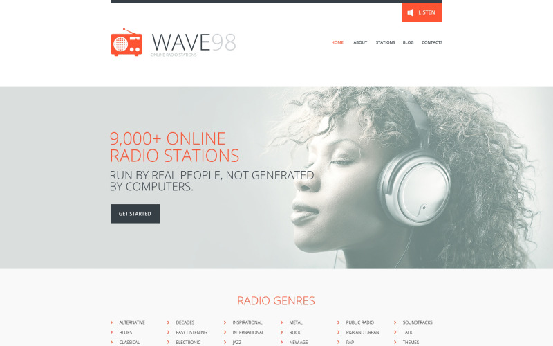 Media Responsive Website Template