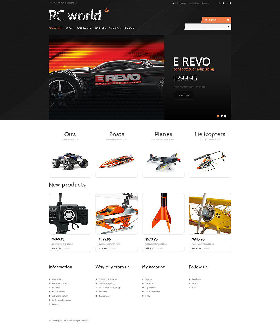 Toy Store Responsive Magento Theme New Screenshots BIG