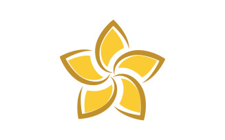 Beauty icon logo flowers design illustration Template v.3