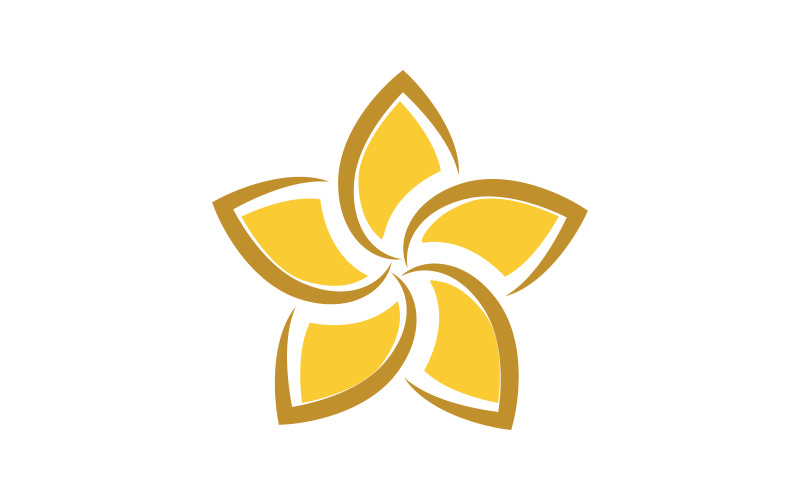 Beauty icon logo flowers design illustration Template v.3 Logo Template