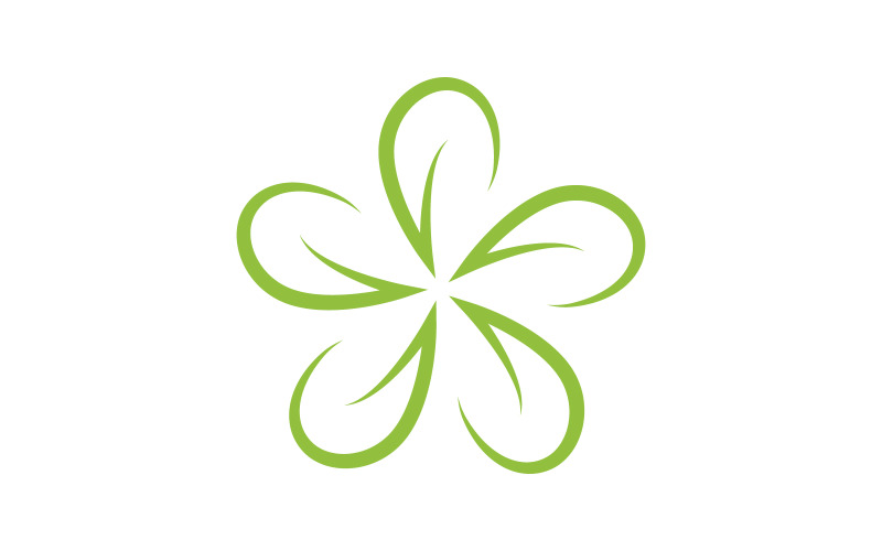 Beauty icon logo flowers design illustration Template v.5 Logo Template