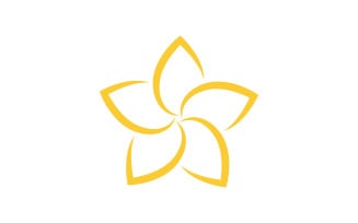 Beauty icon logo flowers design illustration Template v.7