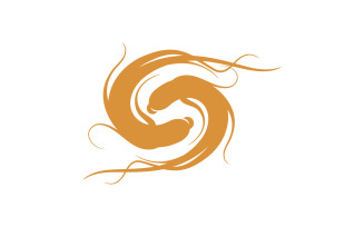 Ginseng herbal vector icon illustration logo design template v.11