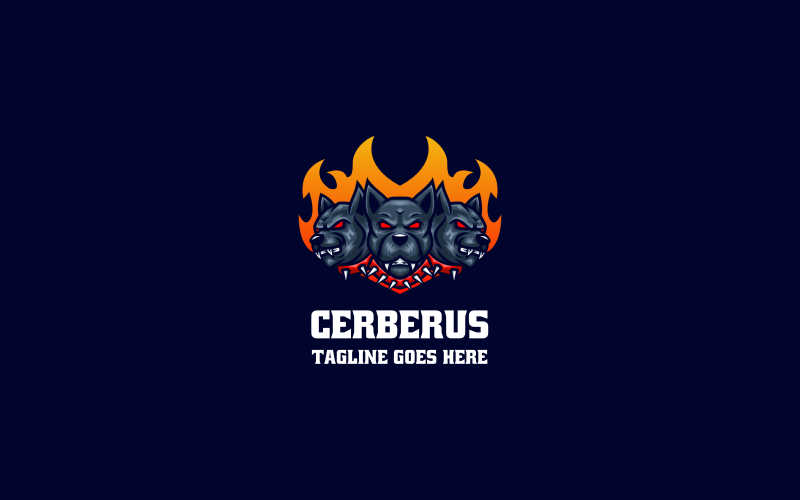 Cerberus E-Sport And Sport Logo Logo Template