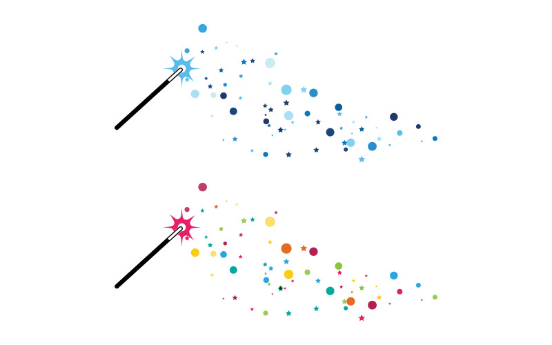 Magic show circus event logo icon illustration design template v.17 Logo Template