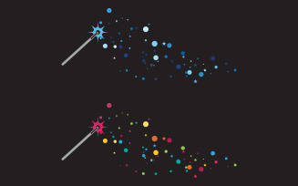 Magic show circus event logo icon illustration design template v.36