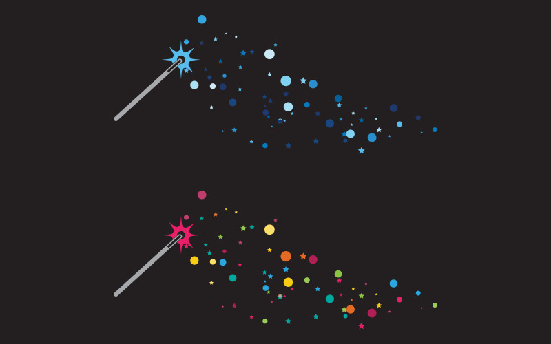 Magic show circus event logo icon illustration design template v.36 Logo Template