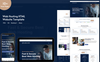 Globalhost – Web Hosting, Domain & Cloud Services HTML Website Template