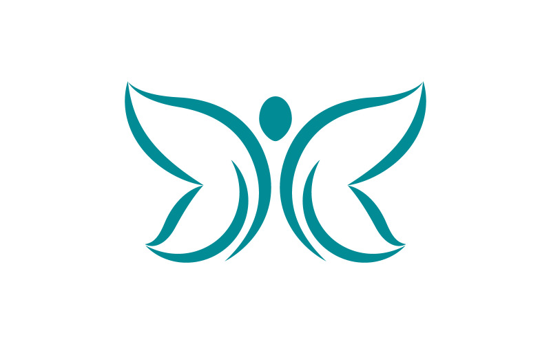 Beauty Butterfly Vector icon logo design template v.19 Logo Template