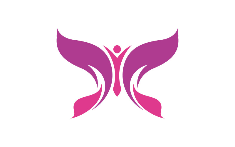 Beauty Butterfly Vector icon logo design template v.24 Logo Template