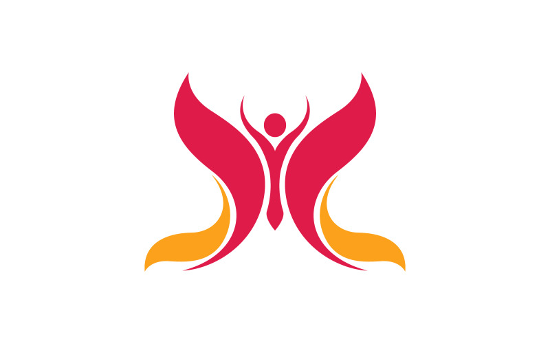 Beauty Butterfly Vector icon logo design template v.25 Logo Template