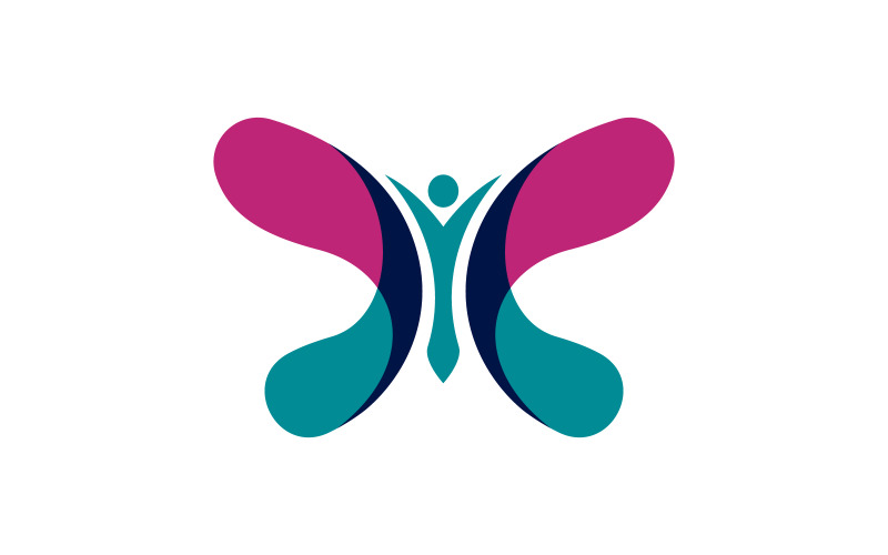 Beauty Butterfly Vector icon logo design template v.26 Logo Template