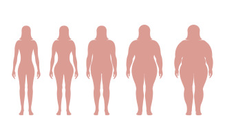 Body mass index vector illustration design template v.3