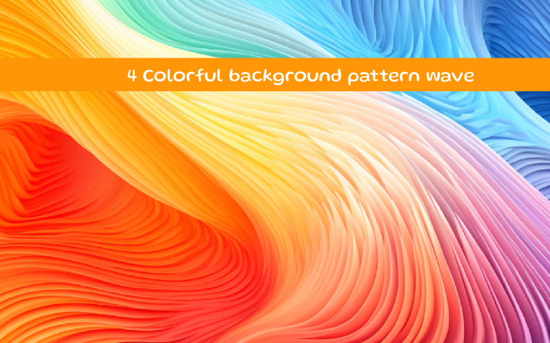 Colorful background pattern wave Background