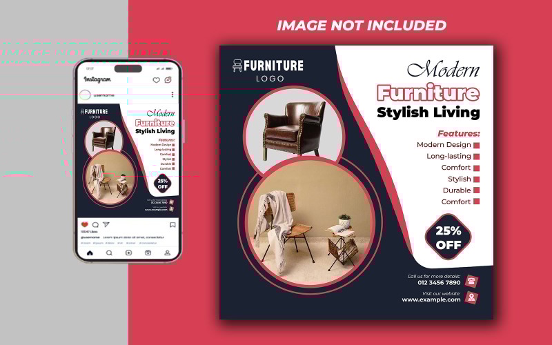 Furniture Social Media Post - Suitable for Multiple Platforms - 035
