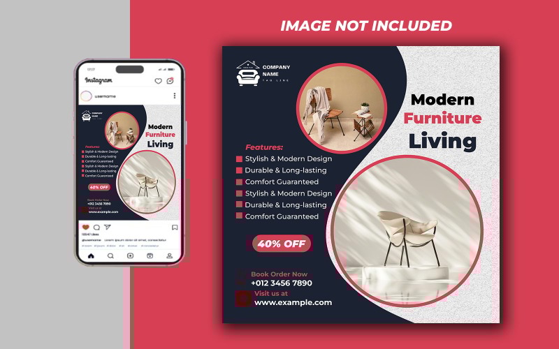 Furniture Social Media Post - Suitable for Multiple Platforms - 037