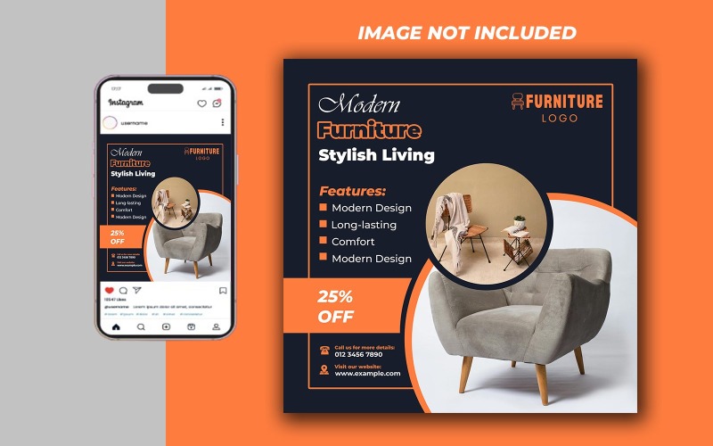Furniture Social Media Post - Suitable for Multiple Platforms - 045