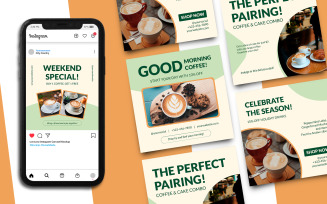 Coffee Shop Instagram Post Template 269